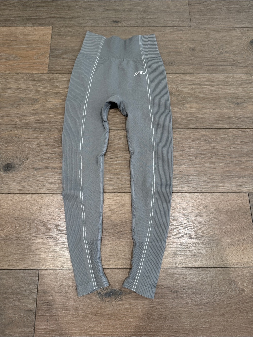 AYBL Gray Reflex Seamless Active Workout Gym High Rise Leggings Size XS - Picture 2 of 8